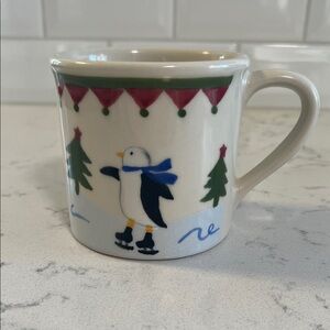 Hartstone Christmas mug with penguins